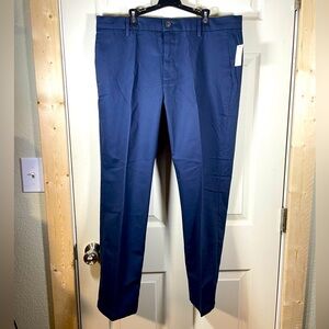 Goodthreads Blue Chinos‎ Wrinkle-Resistant Flat Front